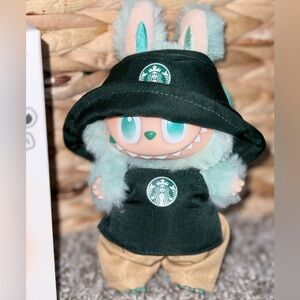 Regular size Labubu Starbucks Barista Outfit – Doll Not Included